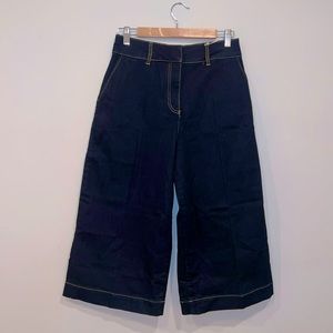 NWT Boden High-Rise Cropped Wide-Leg Jeans